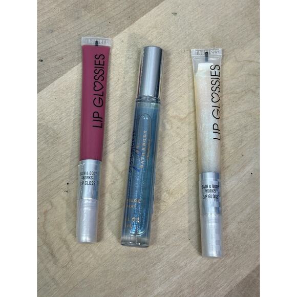 Bath‎ & Body Works Lip Glossies/Gingham Spray Lot of 3 - Picture 1 of 10